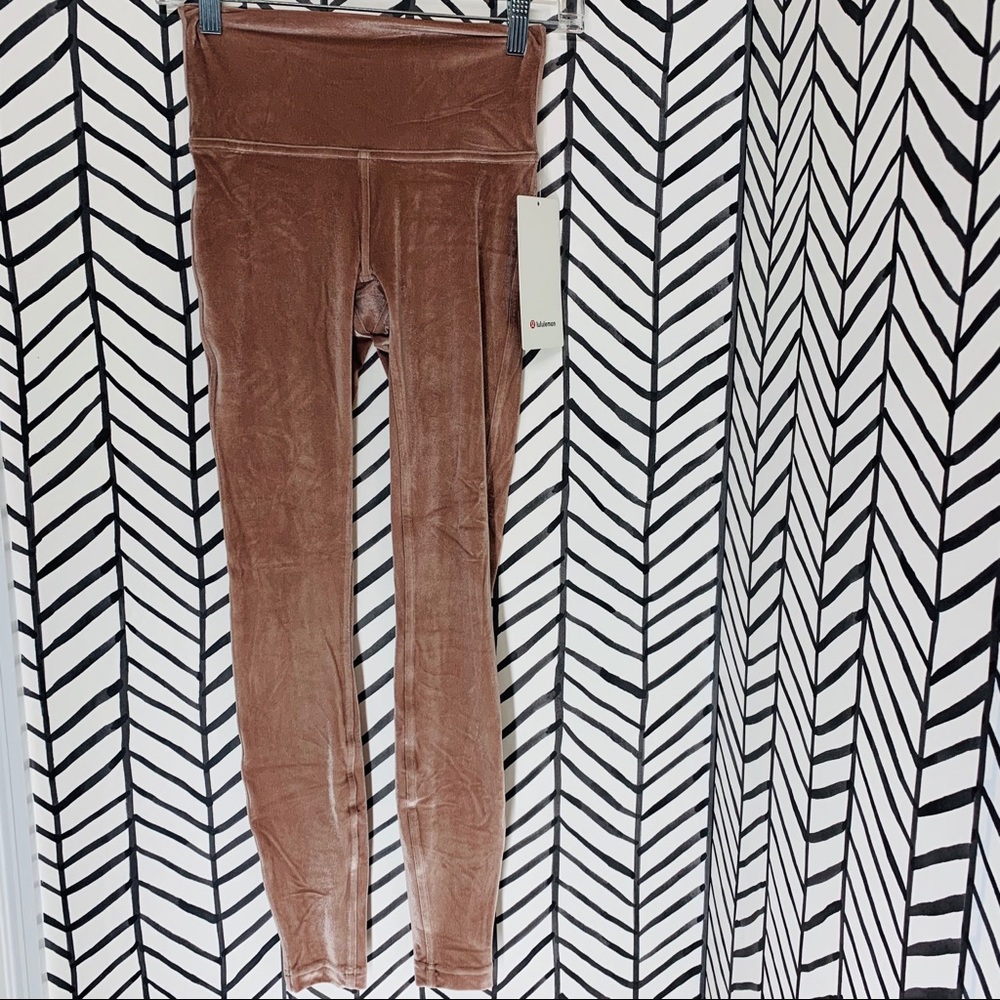 🔸 lululemon wunder lounge pant leggings velvet
